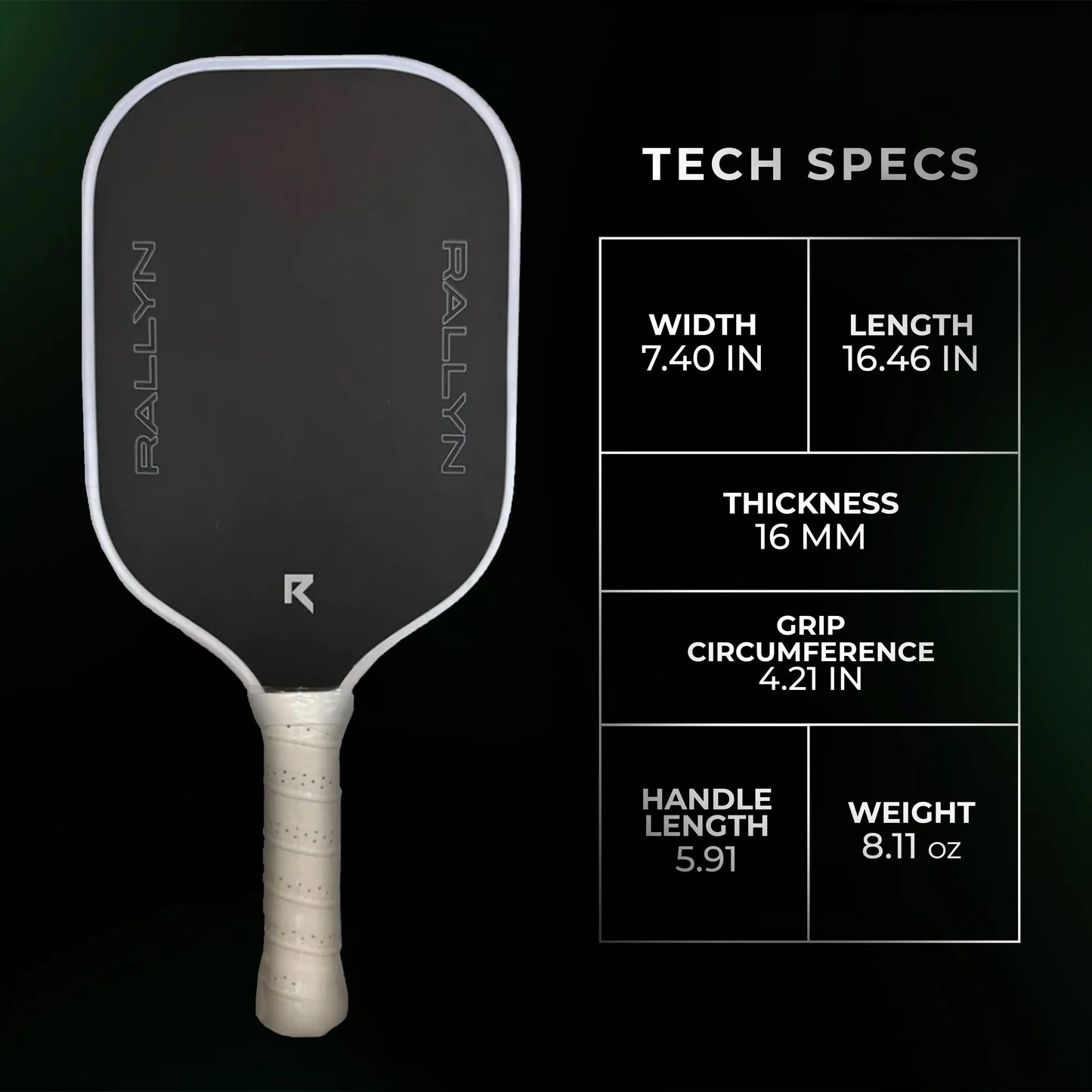 GEN 4 Carbon Fiber Spin Pickleball Paddle | Rallyn